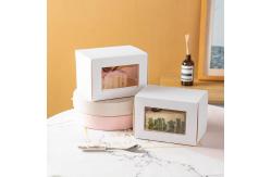 China Baking Square Packaging Box Cake Sushi Biscuit Donut Packaging Box supplier