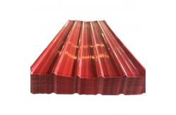 China Customized PPGI Corrugated Sheet 1000mm - 12000mm Galvanised Steel Roof Sheets supplier