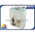 Cosmetic Packaging Folding Carton Box With Gold Foil Embossing Logo for sale