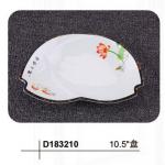 Matte Black Melamine Salad Plate With Long Lasting Durability For Weddings for sale