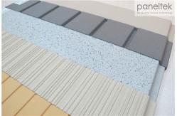 China Clay Exterior Wall Panels With Lined / Grooved / Polished Different Finish supplier