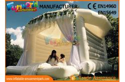 China Pink or White Commercial Inflatable Bouncy Castle / Inflatable Jumping Bouncer supplier