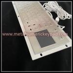 304 Stainless Steel Industrial Metal Keyboard CE FCC RoHS Certification for sale