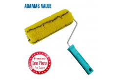 China Easy Paint Paint Rollers For Smooth Finish Yellow With Black Stripe supplier