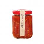 Empty Food Storage Glass Jam Jar Round Shape Durable With Screw Metal Lid for sale