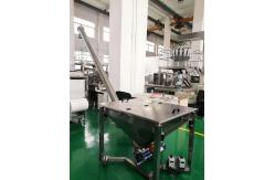 China Powder 2m3/h Inclined Screw Food Grade Conveyor With Hopper supplier
