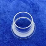 Professional Custom Quartz Flanged Pipe High Temperature High Purity for sale