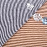 Environmentally Friendly And Breathable Smooth Striped Knit Fabric For T-Shirt for sale
