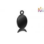 Plated SS Black Fish Shaped Pendant OEM ODM Supported for sale