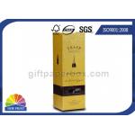 Handmade Folding Cardboard Wine Packaging Box Rigid Gift Presentation Box