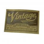 Branding Custom Leather Labels Small Size Unique Fashionable Creative Design for sale
