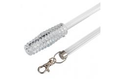 China 10mm 13mm Clear Transparent Fabric Curtain Pull Wands supplier