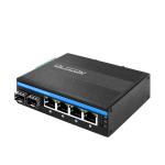 Industrial Unmanaged POE Switch with 2 SFP Ports and 4 UTP for FCC and CE Compliance for sale