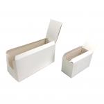 Custom Glossy Film NO Printed With 350g 400g Thickness White Cardboard For Cosmetic Spary Bottles Paper Box Packaging for sale