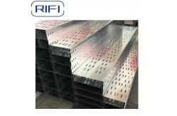 China Durable Galvanized Perforated Electrical Cable Tray Channel For Secure Cable Management supplier