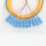 FC ST MTP MPO Multimode Fiber Pigtail 12 Core SC UPC 10G Fiber Pigtail for sale