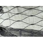 3.0mm Black Aviary Mesh Netting , Flexible Stainless Steel Cable Mesh Anti Corrosive for sale