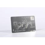 Reverse Etching Embossing SS Metal Business Cards Mirror Effect