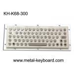 Dustproof Metal Computer Keyboard , Stainless Steel Keyboard 68 Key Buttons for sale