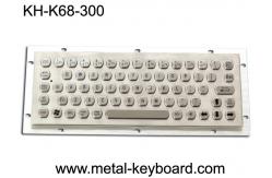 China Dustproof Metal Computer Keyboard , Stainless Steel Keyboard 68 Key Buttons supplier