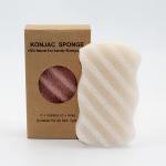 Biodegradable Wave Konjac Sponge for sale
