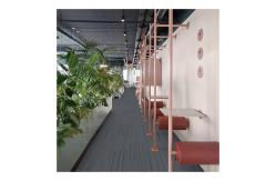 China 10 Inch X 40 Inch Commercial Modular Carpet PP With Bitumen Backing supplier