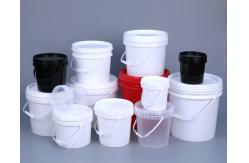China Reusable Round Shape Food Grade White Buckets 1-5L Eco-friendly and Durable supplier