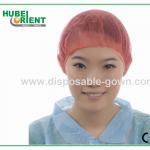 One Time Soft Non Woven Bouffant Cap With Single Elastic for sale