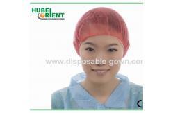 China One Time Soft Non Woven Bouffant Cap With Single Elastic supplier