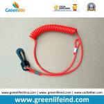 Engines Kill Stop Tether Colosed Safety Swith Red Soft Coil Strap for sale