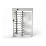 Single Lane Arc Frame Full Height Turnstile , Pedestrian Barrier Gate Bi - Directional