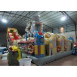 Big giant inflatable robot fun citty robot inflatable amusement park for children commercial inflatable fun city for sale