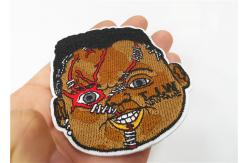 China Rock  Cool Embroidered Patches No Minimum Customized Pattern And Size supplier