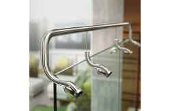 China High-Performance Stainless Steel Handrails with Polished Finish for Glass Fencing supplier