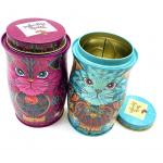 12000pcs Round Gift Tin Cans With 4 Color Print ODM for sale