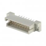 DIP Din 41612 Connector 2.54mm 16 Pin Male Pins Connector 3AMP Rated Current for sale