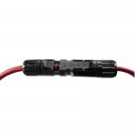 UL94V-O Flame Class Solar PV Connectors IP67 Rated Black Color for sale