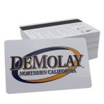 Customizable PVC Plastic Card With Magnetic Strip 0.76mm Thickness