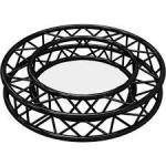 Round Concert Box Aluminum Lighting Truss Music Assembly Black for sale