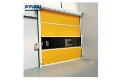 China Galvanized Fabric High Speed Roller Shutter Door 6X6m Fast Action 60Hz supplier