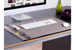 China Multi Functional Office Dual Use 40*80cm Felt Mouse Mat supplier