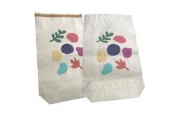 China Customization 3 Layers Heat Sealed Paper Bags Trapezoid Pocket Opening supplier
