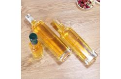 China Transparent Glass Olive Oil Bottle With Cap Pourer Diswasher Safe Easy To Dispense supplier