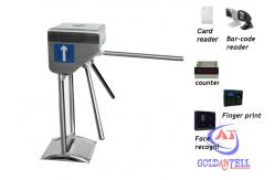 China Bus station three arm gate tripod turnstile for Intelligent flow control supplier