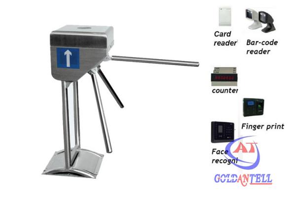 Bus station three arm gate tripod turnstile for Intelligent flow control