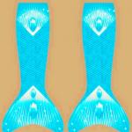 3D Printing Swimmable Mermaid Tails For Kids / Adults Spandex Polyester Material