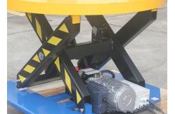 China Manual Shrink Wrap Turntable For Wrapping Pallet Wrapper Safety Adjustable 2200lbs supplier