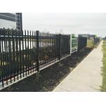 Stright Spear Top Garrison Fencing Panels 2100mmx2400mm Tubular Security Fence garden fencing panels