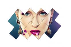 China Irregular Shape 1.7mm Bezel Video Wall Led Screen supplier