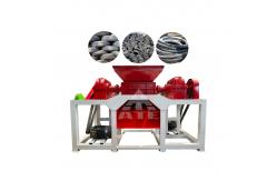 China Scrap Tire Shredding Machine Waste Tire Recycling Rubber Tire Chipper supplier